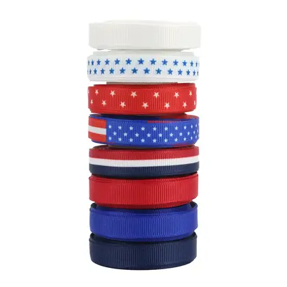 Mudie Ribbon Star-spangled Swallow-tail Bow Hair Band Fourth detail view 2