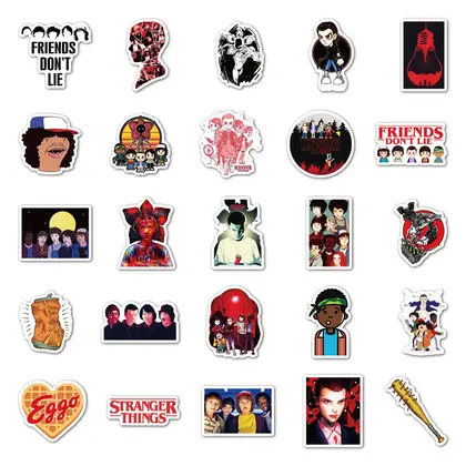 50 Stranger Things3 Waterproof Graffiti Stickers detail view 3