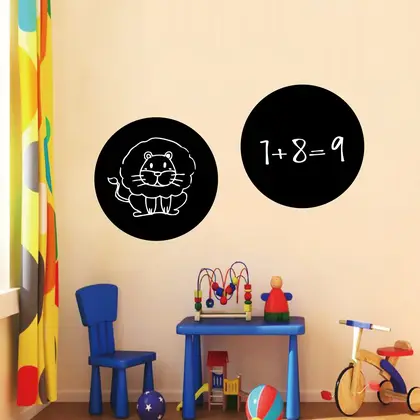 Chalkboard Contact Paper Circular Self-adhesive Message Board for Childraen's supplied by BY Boyuan
