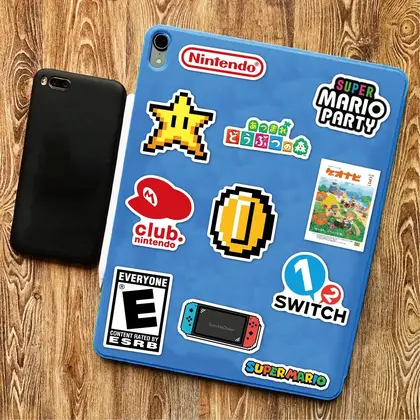 Nintendo Ns Game Console Laptop Sticker Phone Ipad Water detail view 2