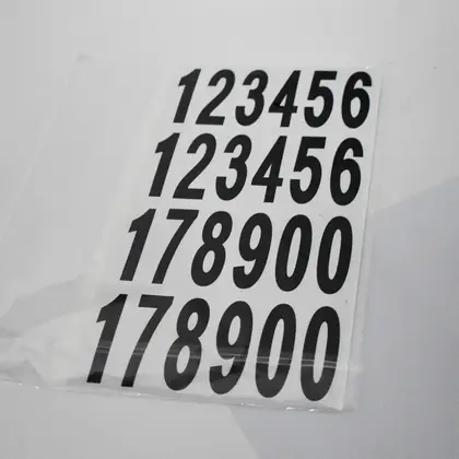 Number Size Label Sticker Warehouse Mall Supermarket detail view 2