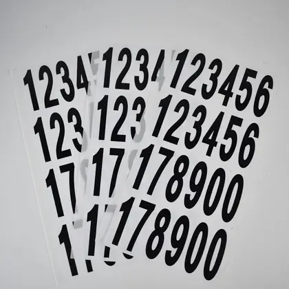 Number Size Label Sticker Warehouse Mall Supermarket detail view 3