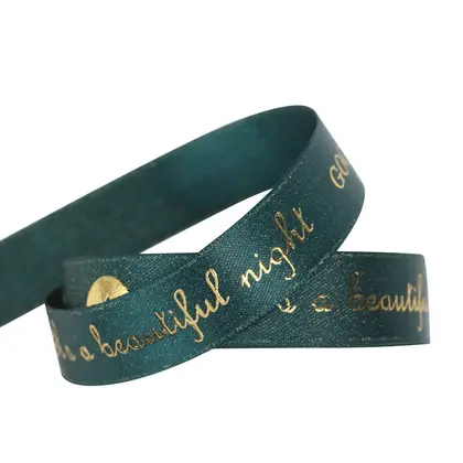 Personalized Production Logo Printing Ribbon Polyester Birthday Wedding Holiday detail view 2