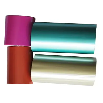 Pigment Foil Solid Color Anodized Aluminum White Stamping PU supplied by BY Boyuan