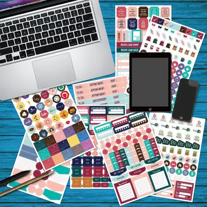 Planner Sticker Business Fitness Payment Day Theme Planning Creative detail view 2