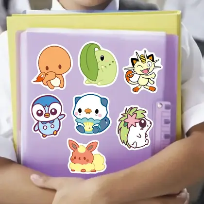Pokemon Sticker Waterproof Cartoon Graffiti Pet Pikachu detail view 3