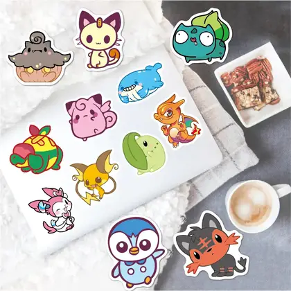 Pokemon Sticker Waterproof Cartoon Graffiti Pet Pikachu detail view 2