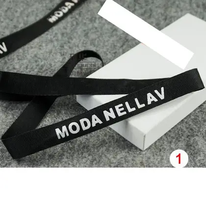 Printed Ribbon Letters Color Accessories Material Casual Clothing Decorative detail view 2