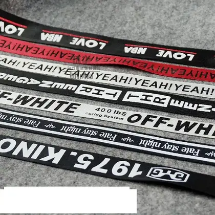 Printed Ribbon Letters Color Accessories Material Casual Clothing Decorative supplied by BY Boyuan