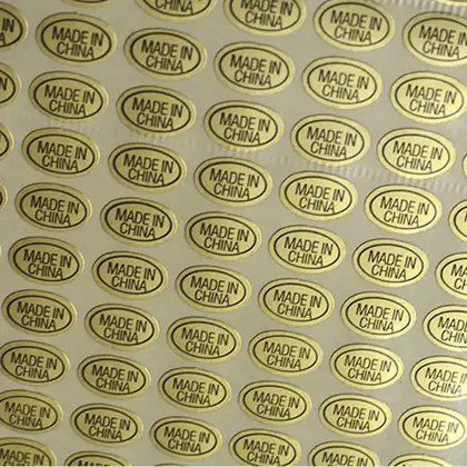 Pvc Synthetic Paper Transparent Self-adhesive Madeinchina Made in China detail view 3
