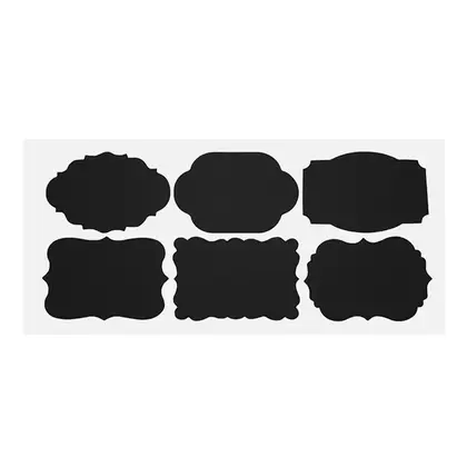PVC Writing Blackboard Label Frosted Bottle Sticker Message Self-adhesive detail view 2