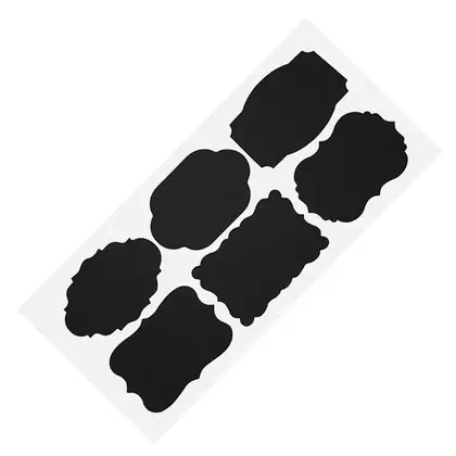 PVC Writing Blackboard Label Frosted Bottle Sticker Message Self-adhesive detail view 3