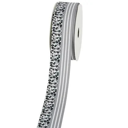 Ribbon Leopard Pattern Korean Hemp Personality Creative Heat Transfer detail view 2