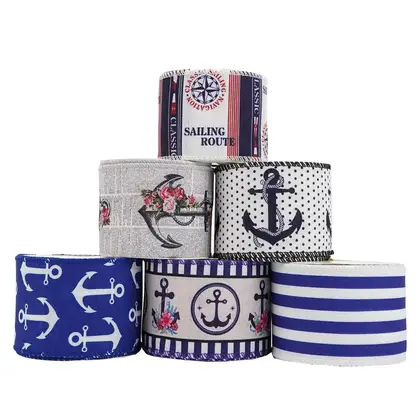 Ribbon Wire Edge Khao Ke with Navy Style Series detail view 2