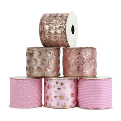 Ribbons Valentine's Day Wire Edges Zip Tape Small Size detail view 2
