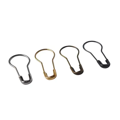 Safety Pin Clothing Accessories Gourd Pear-shaped Brooch Lock Insurance supplied by BY Boyuan