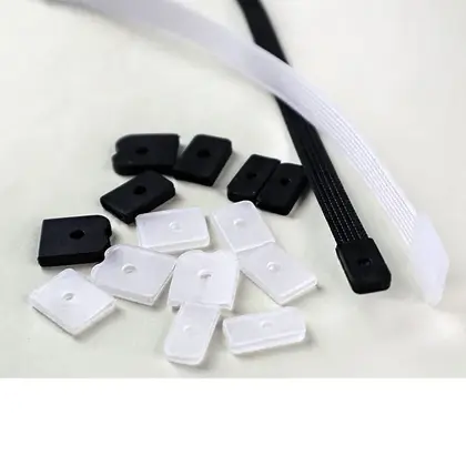 Shaped Sewing Fishbone Glue Bone Pvc Soft Sleeve Cap detail view 2