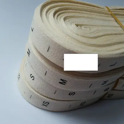 Silk-screen Cotton Code Label Cloth Size Digital Tape Children's detail view 2