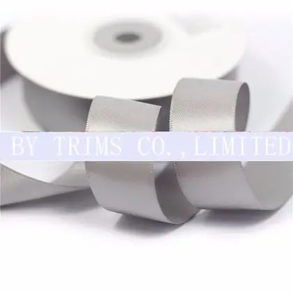 Solid Color Polyester Premium Ribbon Silk Wedding Gift Cake detail view 2