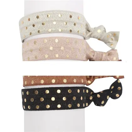 Tie a Hair Knot a Headband a a Wristband detail view 3
