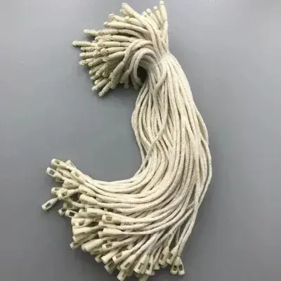 1000pcs/bag Conventional Plastic Clothing Hanging Tablets Bullet Head Cotton detail view 3