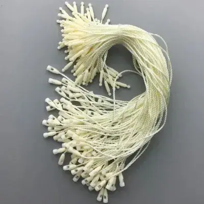 1000pcs/bag Conventional Plastic Clothing Hanging Tablets Bullet Head Cotton detail view 2