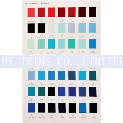 196 Color 75mm Solid Polyester Rib with Thread Belt detail view 3