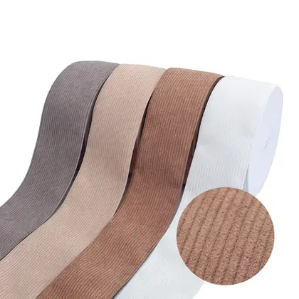 7.5cm Wide Knitted Corduroy Surface Fine Pit Strip Imitation detail view 3