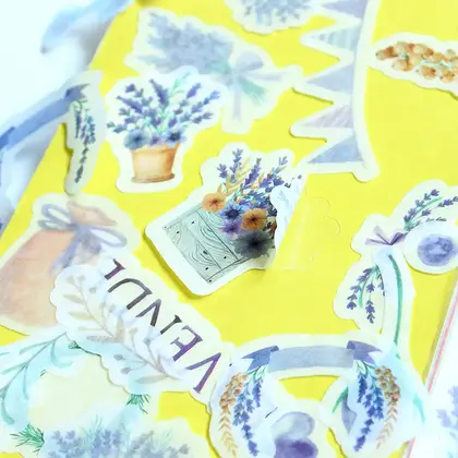 And Paper Hand Account Sticker Package 40 Pieces Self Adhesive Stickers and Labels 2 detail view 3