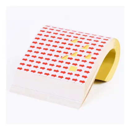 Arrow Sticker Defective Product Rework Mark Red Label Identification detail view 3