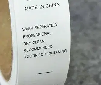 Clothing Washing Water Mark Composition English Korean Specification 2*5cm detail view 2