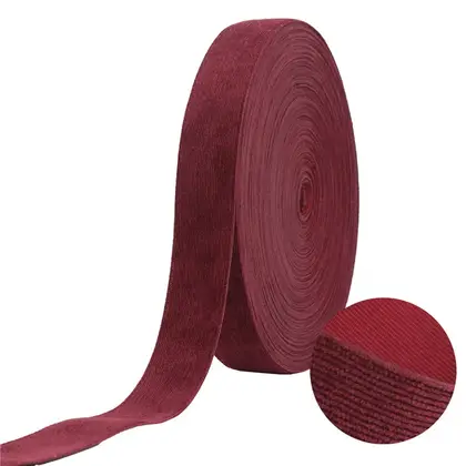 38mm Solid Color Corduroy Fabric Velvet Strip Flannel Shirt supplied by BY Boyuan
