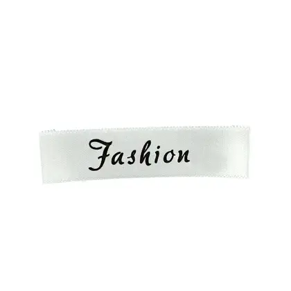 Satin General Collar Label Clothing Cloth Woven Side Trademark Care Labels and Washing Marks 2 supplied by BY Boyuan