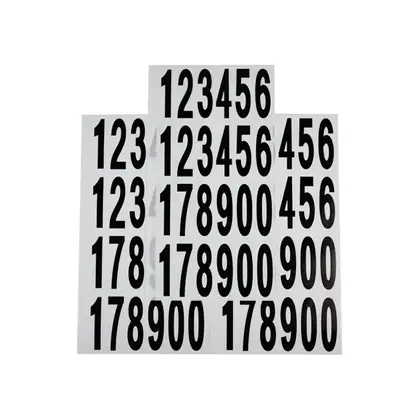 Number Sticker Size Clothing Label 0-9 detail view 3