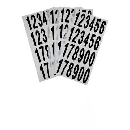 Number Sticker Size Clothing Label 0-9 detail view 2