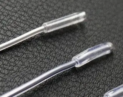 Plastic Coated Aluminum Wire Cap Transparent Core Soft Pvc detail view 2