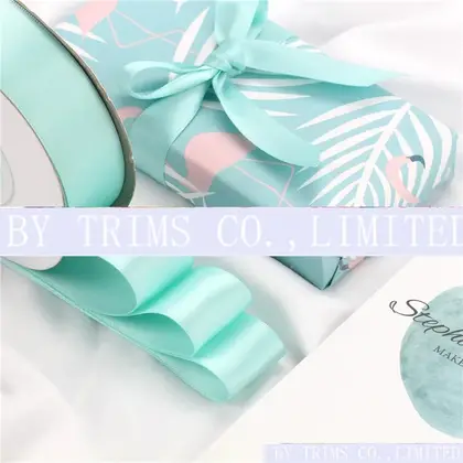 Ribbon Gift Box Packaging Polyester Satin Wedding Bow Hair detail view 2