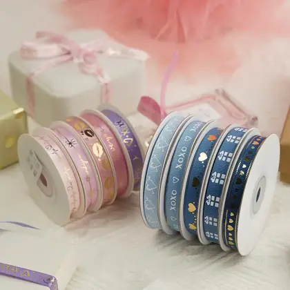 Love Print Ribbon Tanabata Valentine's Day Gift Box Packaging detail view 3