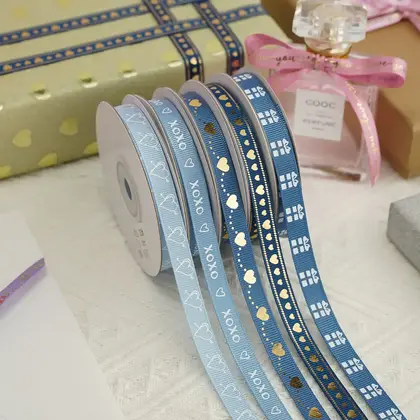 Love Print Ribbon Tanabata Valentine's Day Gift Box Packaging detail view 2