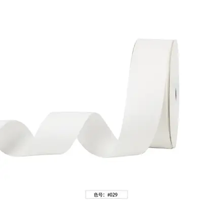 Solid Color Thread with Plain Ribbon Flowers Gift Packaging Polyester Ribbon 3 detail view 3