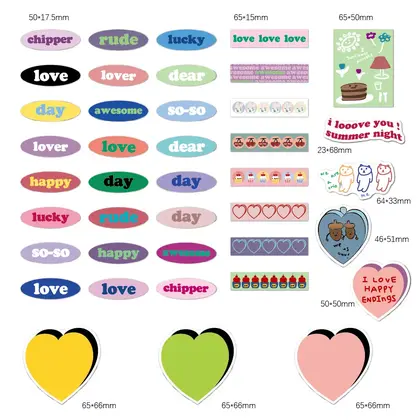 Korea Ins Cherry Heart Lovely Girl Tablet Computer Mobile detail view 3