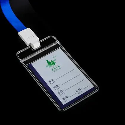 Student Transparent Card Set Id Work PVC detail view 3