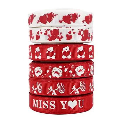 Tanabata Valentine's Day Ribbon Floral Flower Gift Wrapping Stamping detail view 3