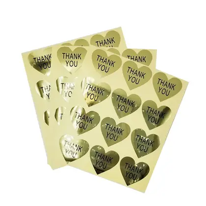 Thankyou Thank You Label Gift Wrap Sticker Envelope Seal detail view 3