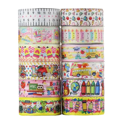 Thread Printing Ribbon for School Season Back to 3.8cm detail view 2