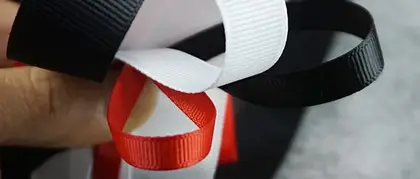 Threaded Ribbon 0.6 Cm -5 Ribbed Gift Wrap Wedding Ribbon and Webbing 2 detail view 3