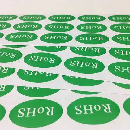 Transparent Pvc Self-adhesive Label Kraft Paper Trademark Sticker Laser detail view 3