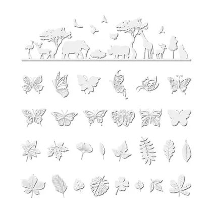 Transparent Window Stickers Protect Wild Birds from Impact Butterfly detail view 3