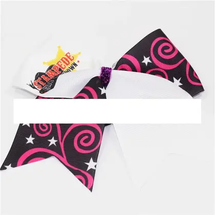Ustom Cheerleading Bow Hair Dance Aerobics Accessories Ribbon Flower detail view 2