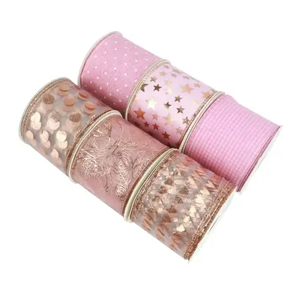 Valentine's Day Ribbon Wire Edge Cooke with Small Size detail view 2